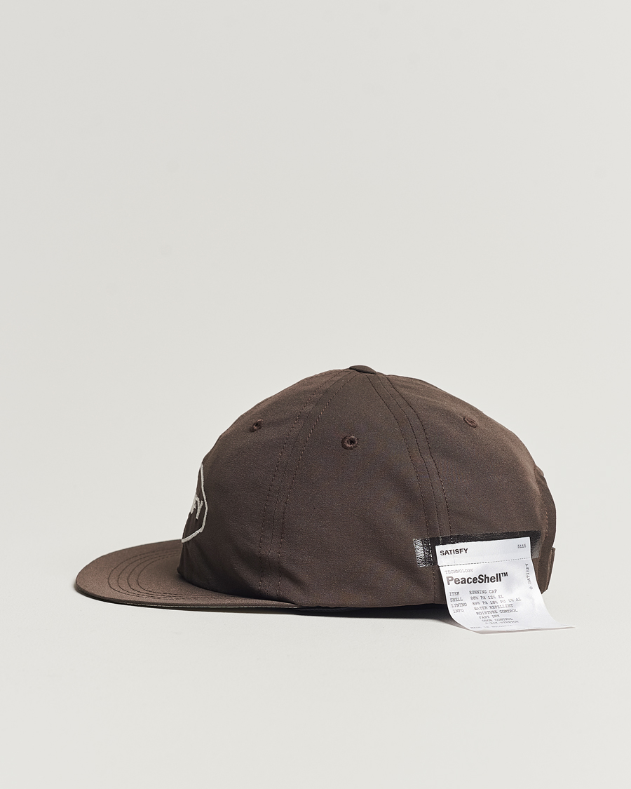 Herren | Satisfy PeaceShell Running Cap Brown | Satisfy | PeaceShell Running Cap Brown