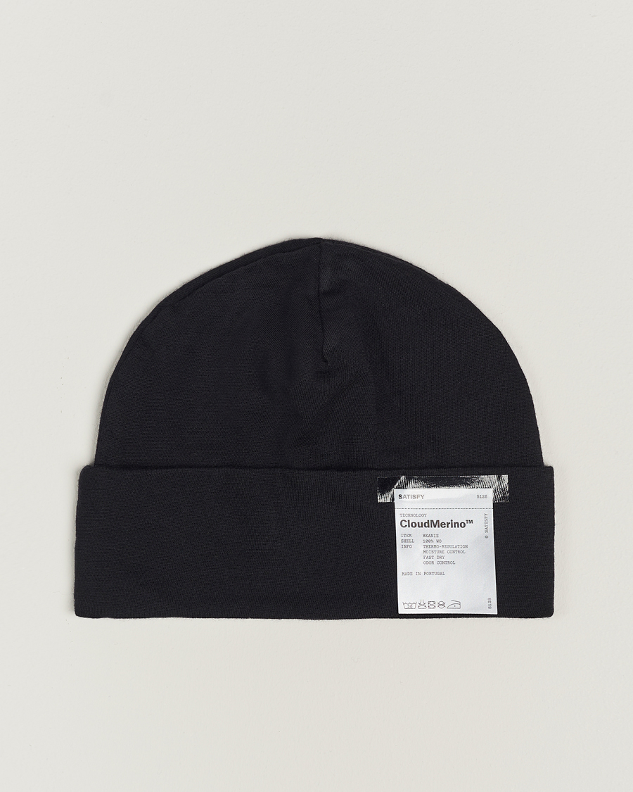 Herren | Satisfy CloudMerino Beanie Black | Satisfy | CloudMerino Beanie Black