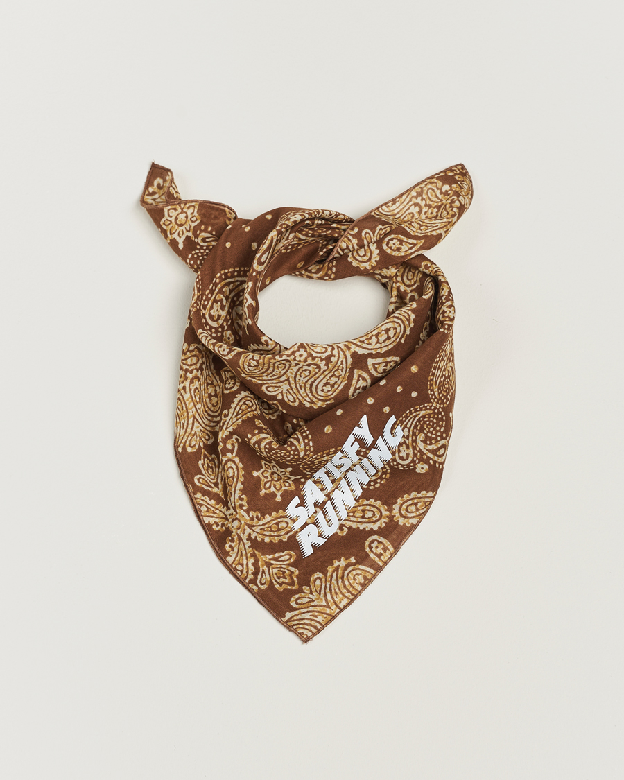 Herren | Satisfy Japanese Cotton Bandana Brown | Satisfy | Japanese Cotton Bandana Brown