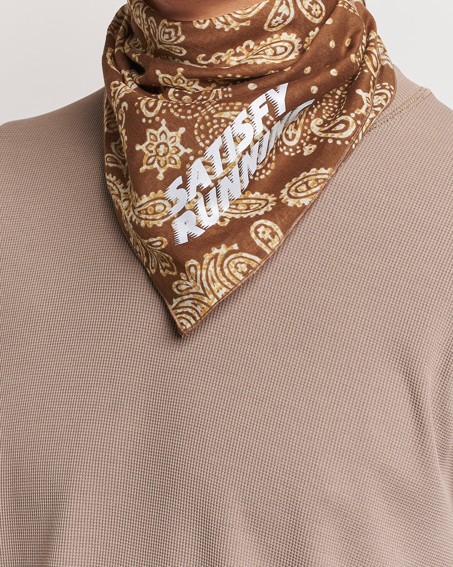 Herren | Satisfy Japanese Cotton Bandana Brown | Satisfy | Japanese Cotton Bandana Brown
