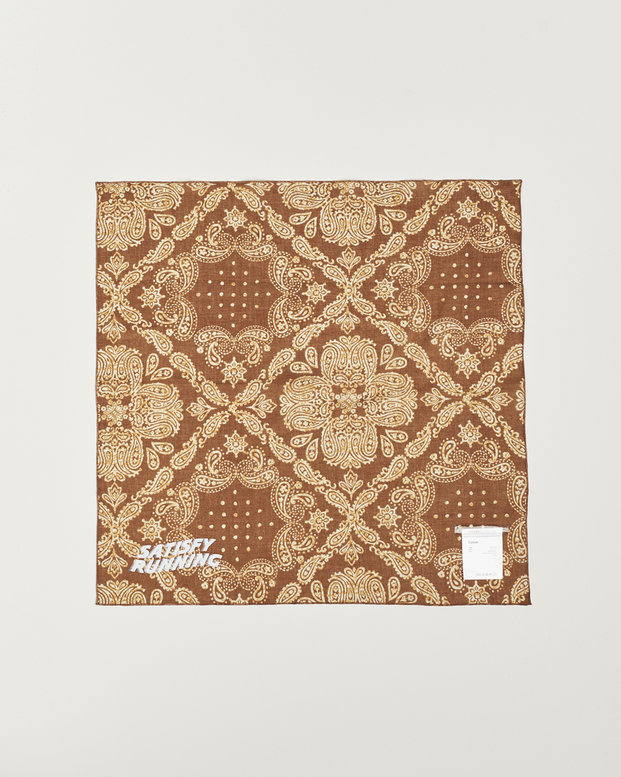 Herren | Satisfy Japanese Cotton Bandana Brown | Satisfy | Japanese Cotton Bandana Brown