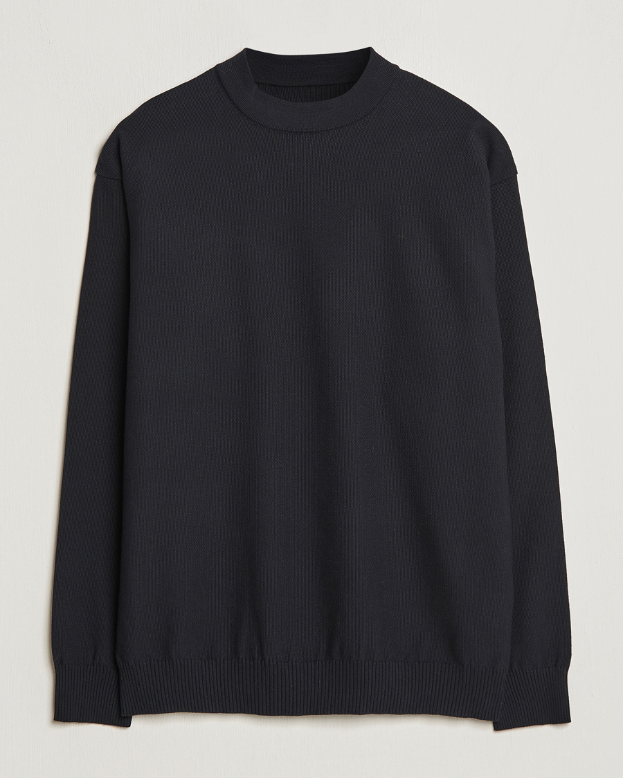 Herren | Pullover | Snow Peak | Cotton Blend Pullover Black