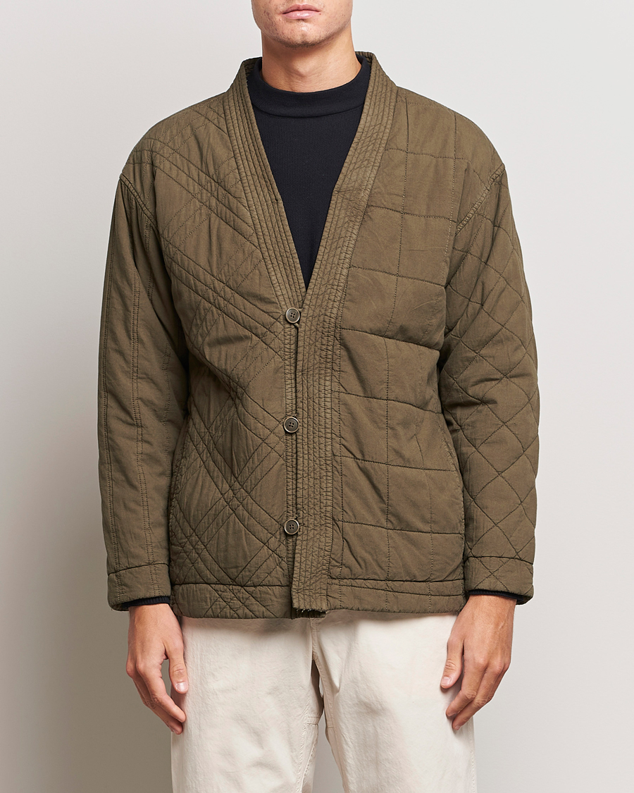 Herren | Jacken | Snow Peak | Natural Dyed Quilted Jacket Olive