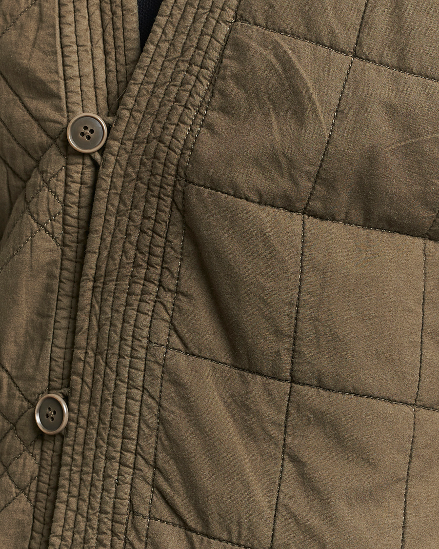 Herren | Jacken | Snow Peak | Natural Dyed Quilted Jacket Olive