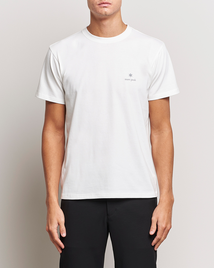 Herren | T-Shirts | Snow Peak | Logo T-Shirt White