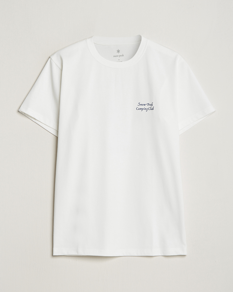Herren | T-Shirts | Snow Peak | Camping Club T-Shirt White