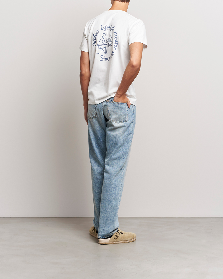 Herren | T-Shirts | Snow Peak | Camping Club T-Shirt White