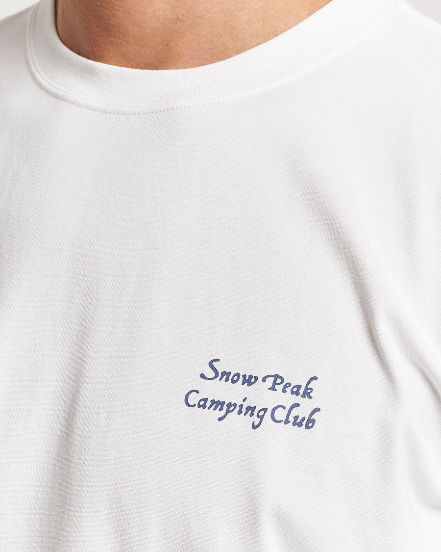 Herren | T-Shirts | Snow Peak | Camping Club T-Shirt White