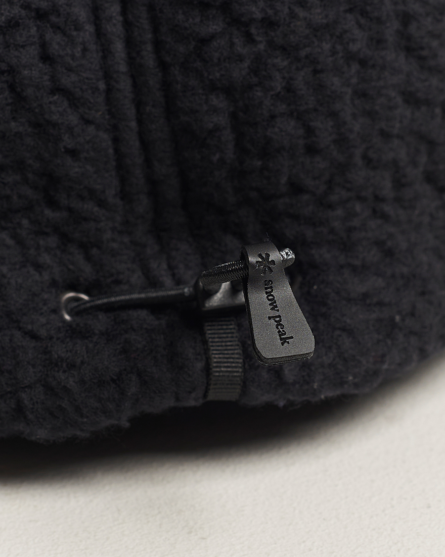 Herren | Snow Peak Thermal Boa Fleece Cap Black | Snow Peak | Thermal Boa Fleece Cap Black