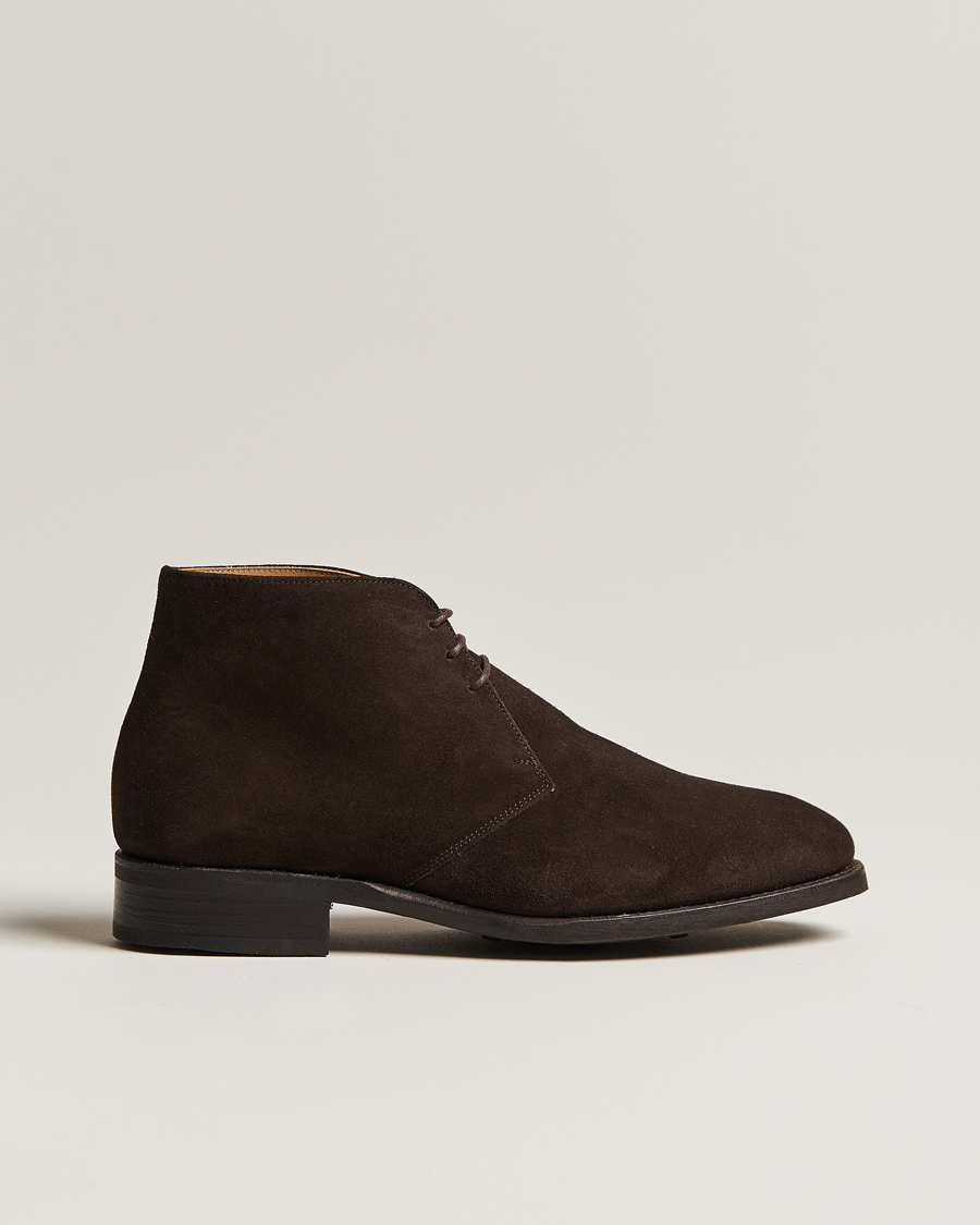 Herren | Myrqvist Gyllsjö Chukka Boot Dark Brown Suede | Myrqvist | Gyllsjö Chukka Boot Dark Brown Suede