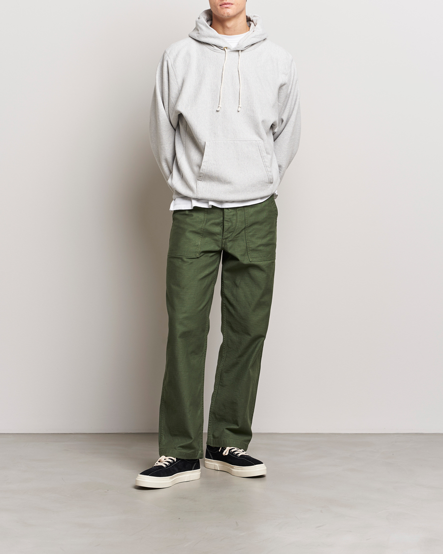 Herren | Pullover | orSlow | Heavy Weight Vintage Hoodie Light Grey