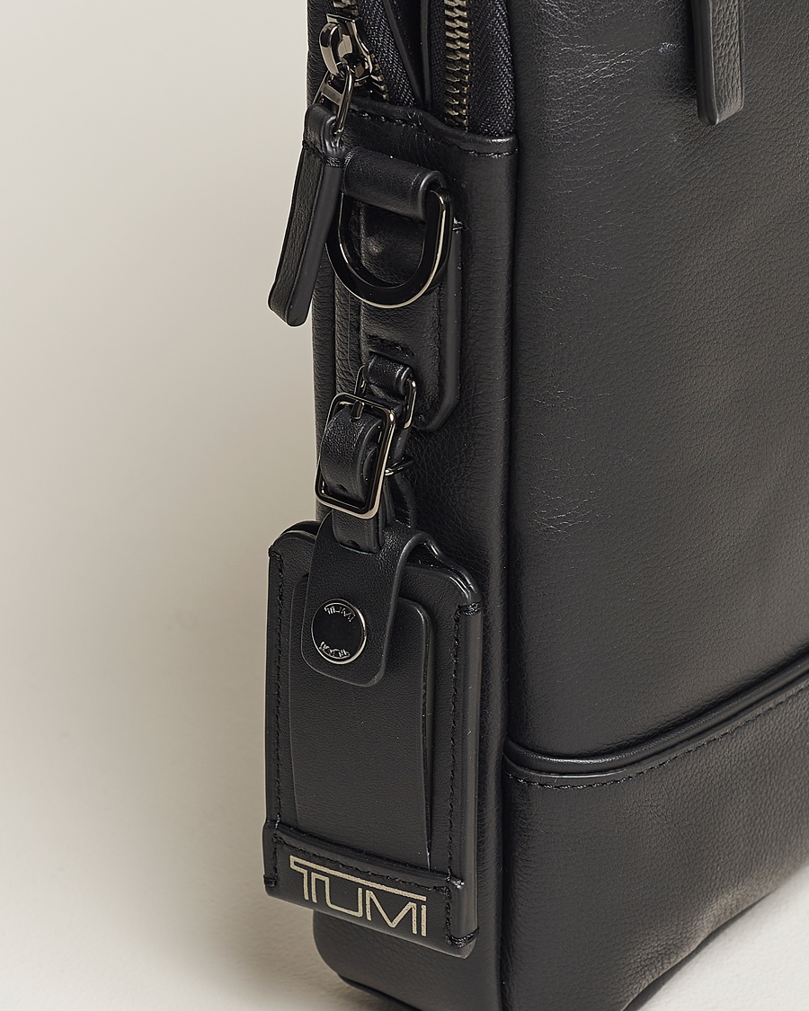 Herren | TUMI Harrison Sycamore Slim Leather Brief Black | TUMI | Harrison Sycamore Slim Leather Brief Black