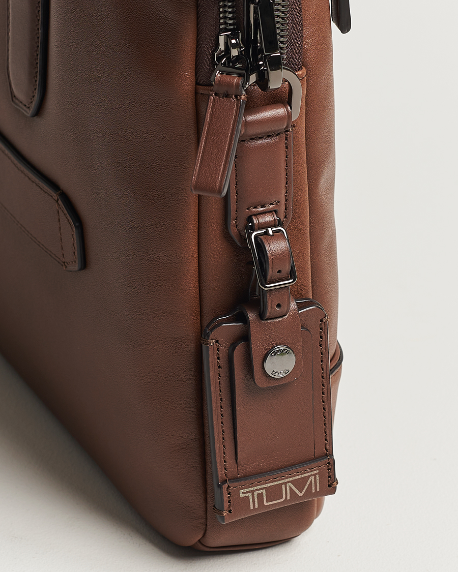 Herren | Taschen | TUMI | Harrison Sycamore Slim Leather Brief Cognac