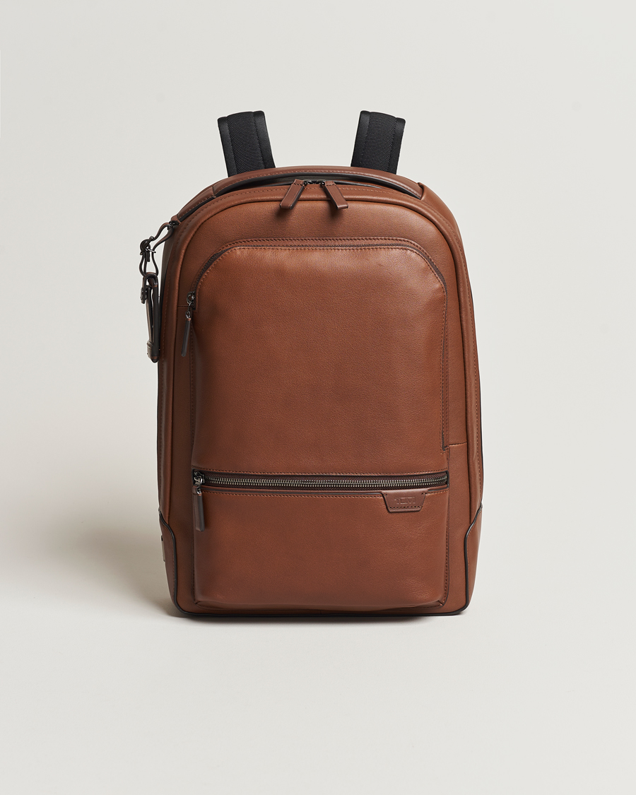 Herren | Taschen | TUMI | Harrison Bradner Leather Backpack Cognac
