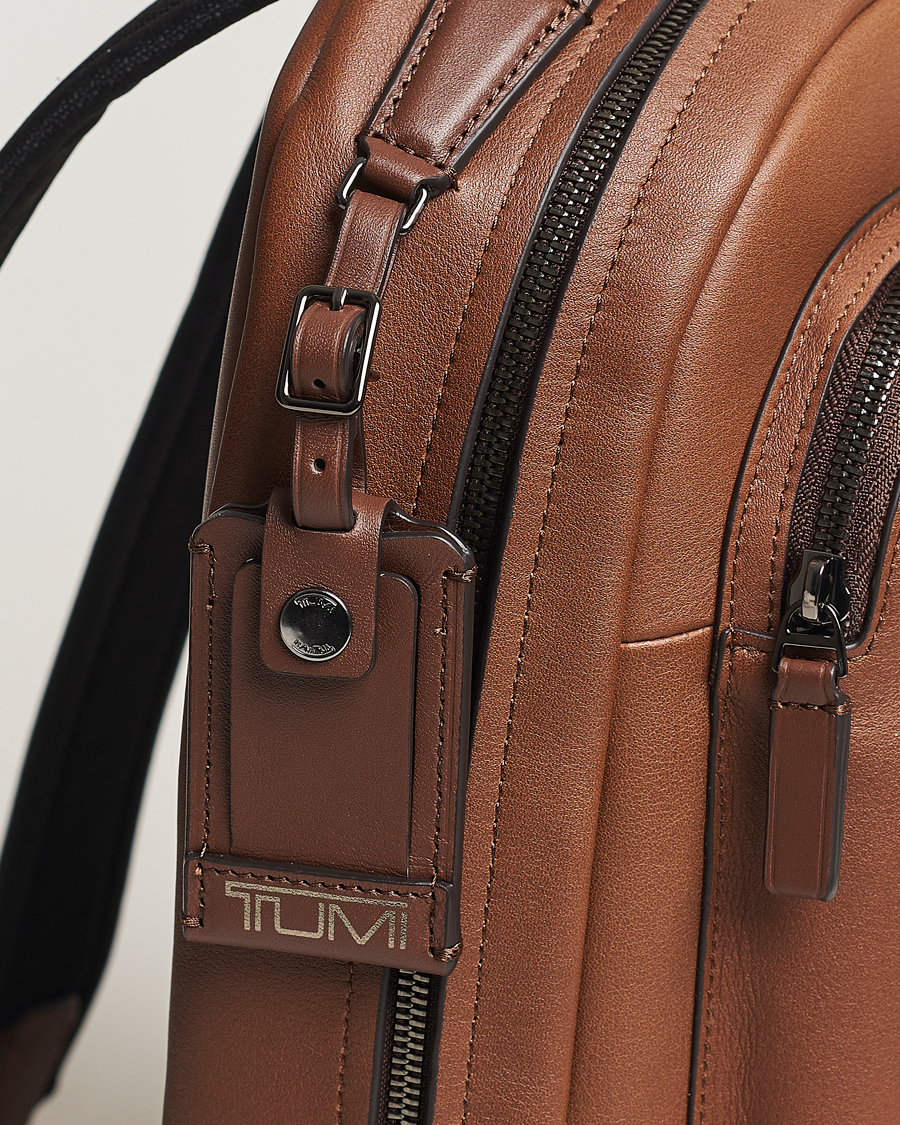 Herren | Taschen | TUMI | Harrison Bradner Leather Backpack Cognac