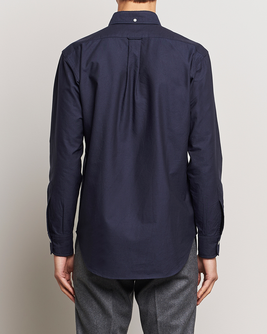 Herren | Hemden | Kamakura Shirts | Vintage Ivy Oxford Button Down Shirt Navy