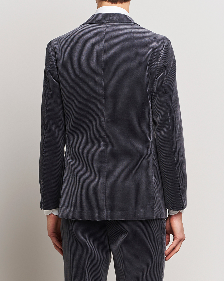 Herren | Sakkos | Beams F | Corduroy Blazer Charcoal