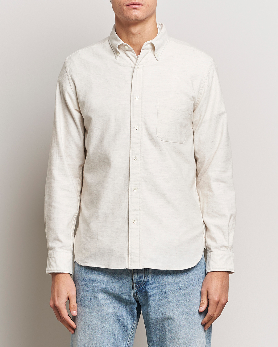Herren | Hemden | BEAMS PLUS | Flannel Button Down Shirt Off White