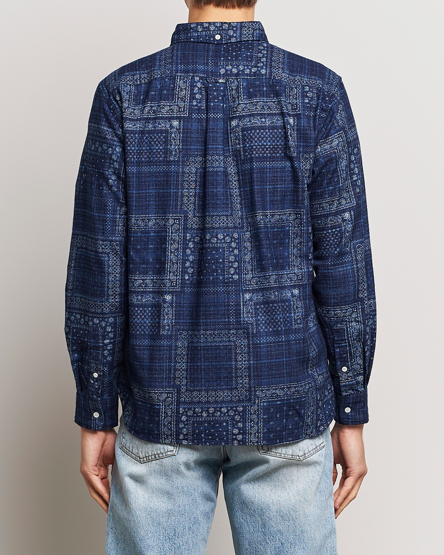 Herren | Hemden | BEAMS PLUS | Patchwork Button Down Shirt Indigo