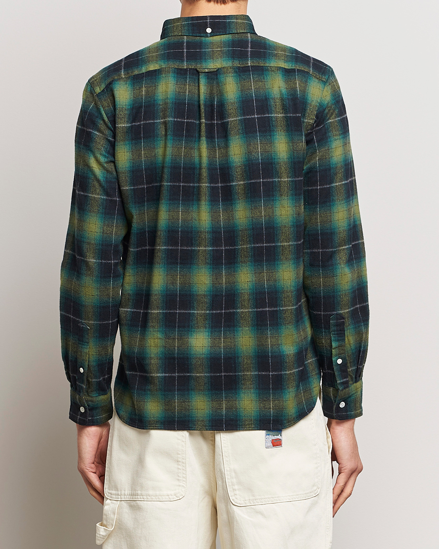 Herren | Hemden | BEAMS PLUS | Shaggy Flannel Button Down Shirt Green Check