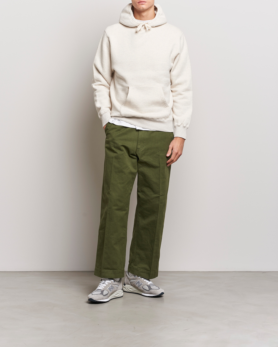 Herren | Pullover | BEAMS PLUS | Japanese Pullover Hoodie Off White