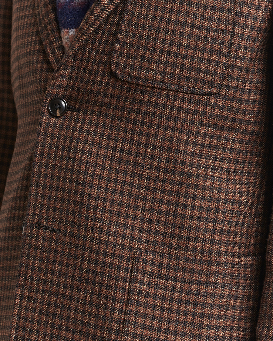 Herren | Sakkos | BEAMS PLUS | Houndstooth Twill Blazer Brown