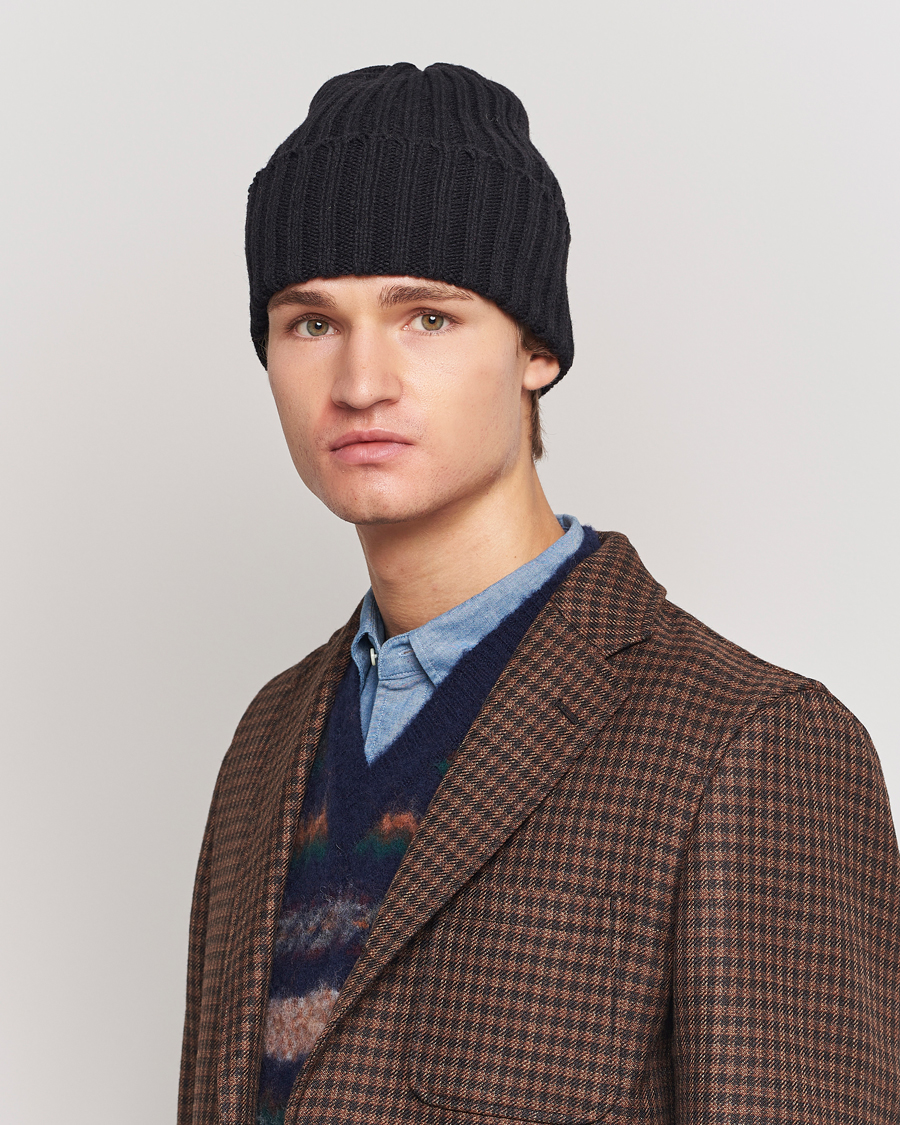 Herren | BEAMS PLUS Wool Watch Cap Black | BEAMS PLUS | Wool Watch Cap Black