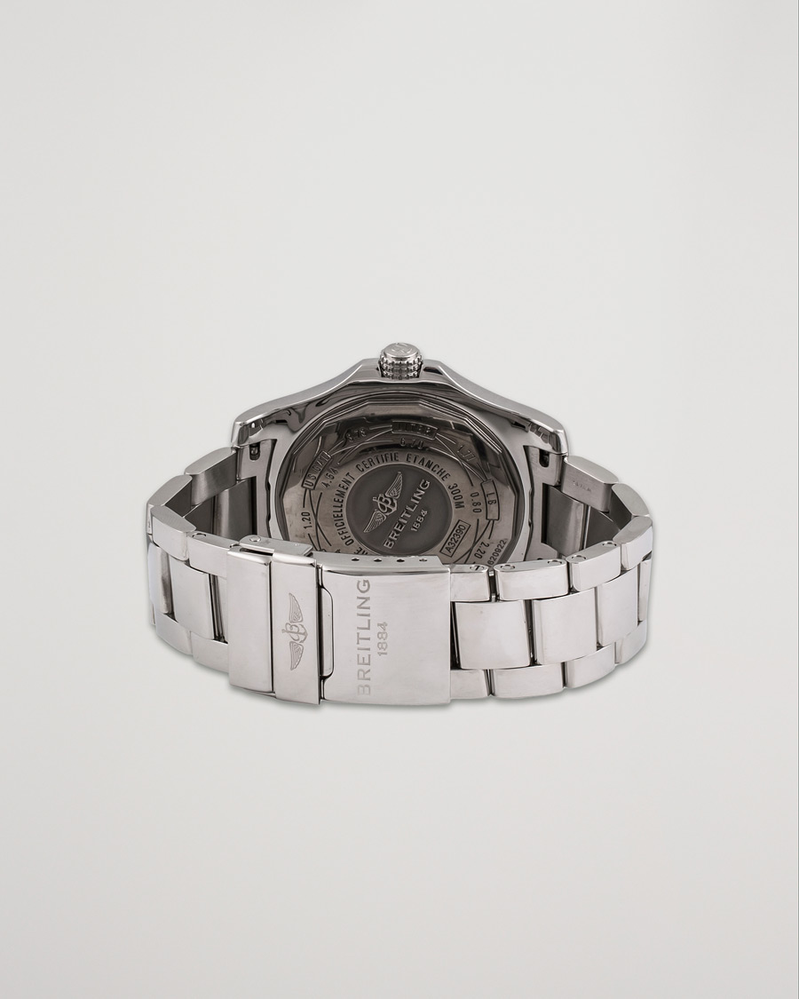 Herren | Breitling Pre-Owned Avenger II GMT A3239011 Steel Black | Breitling Pre-Owned | Avenger II GMT A3239011 Steel Black