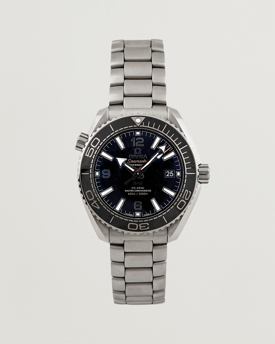 Herren | Omega Pre-Owned Seamaster Planet Ocean 21530402001001 Steel Black | Omega Pre-Owned | Seamaster Planet Ocean 21530402001001 Steel Black