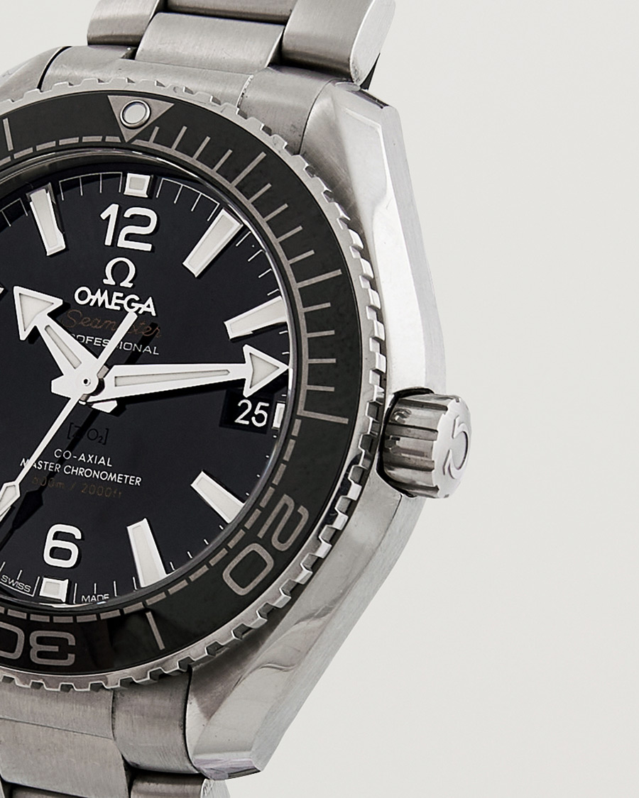 Herren | Omega Pre-Owned Seamaster Planet Ocean 21530402001001 Steel Black | Omega Pre-Owned | Seamaster Planet Ocean 21530402001001 Steel Black