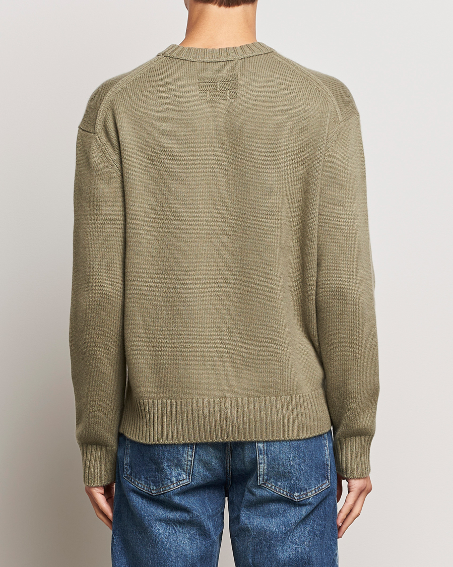 Herren | Pullover | FRAME | Cashmere Sweater Khaki Green