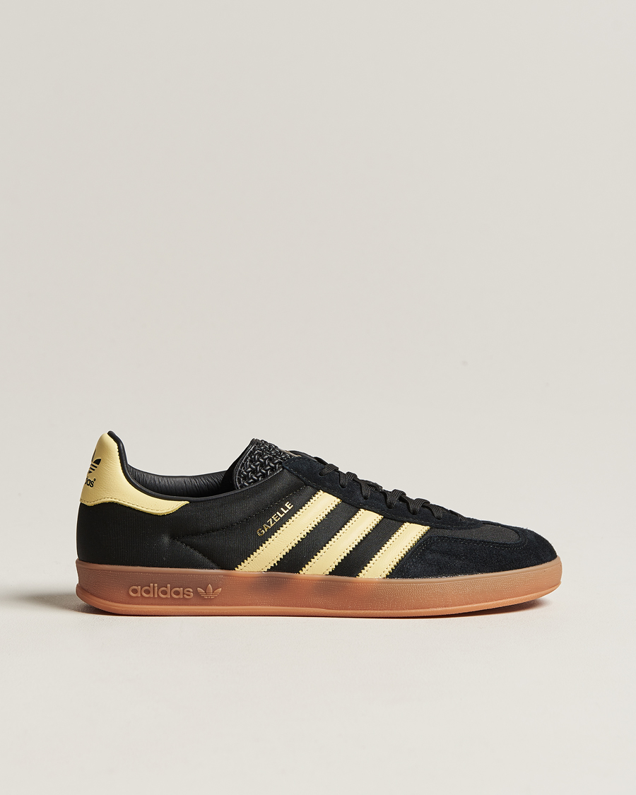Herren | adidas Originals Gazelle Sneaker Black/Yellow | adidas Originals | Gazelle Sneaker Black/Yellow