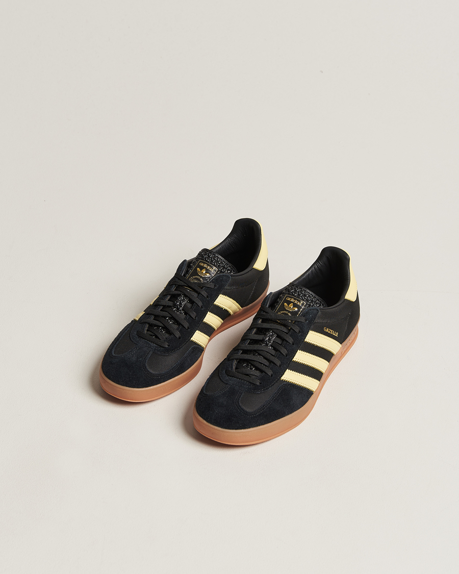 Herren | adidas Originals Gazelle Sneaker Black/Yellow | adidas Originals | Gazelle Sneaker Black/Yellow