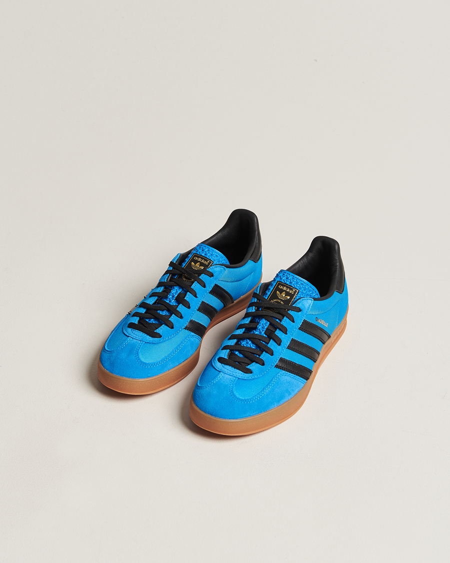 Herren | adidas Originals Gazelle Sneaker Blue/Black | adidas Originals | Gazelle Sneaker Blue/Black