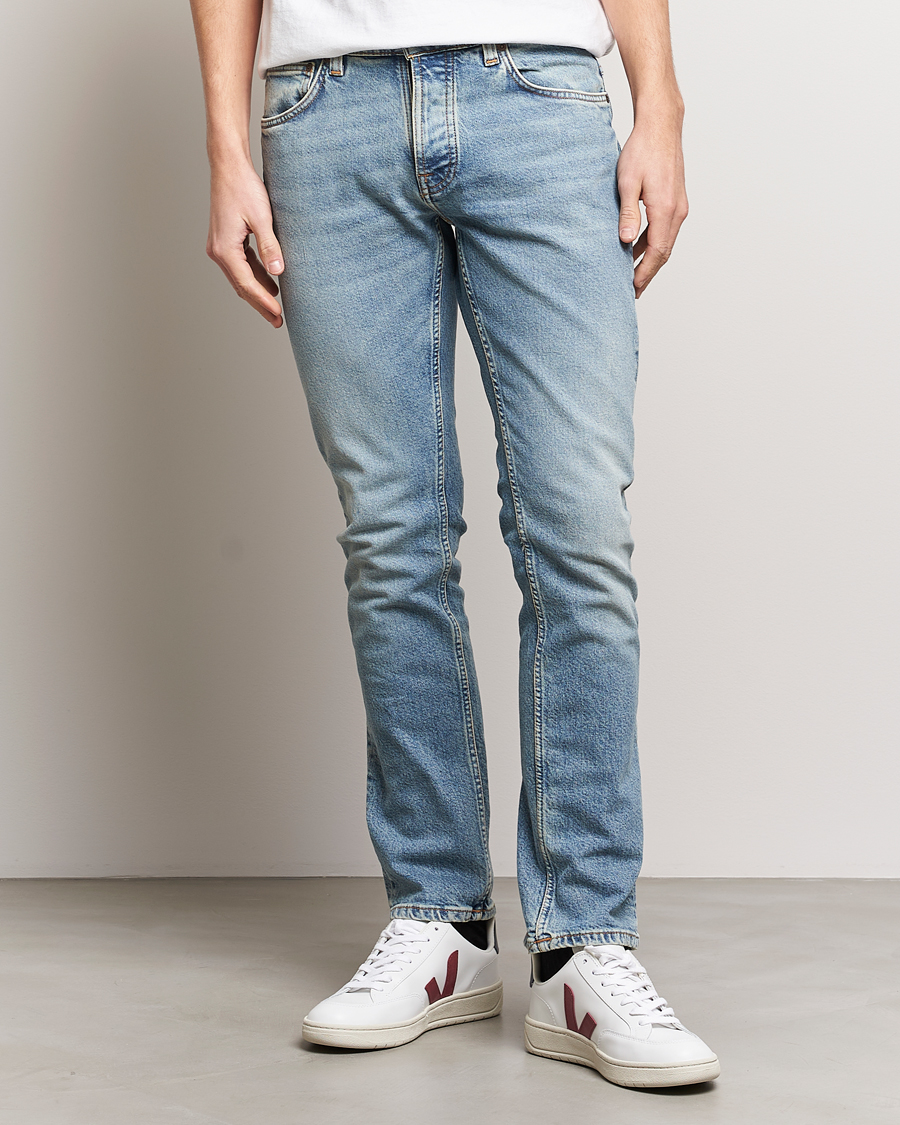 Herren | Blaue jeans | Nudie Jeans | Grim Tim Jeans Blue Smoke