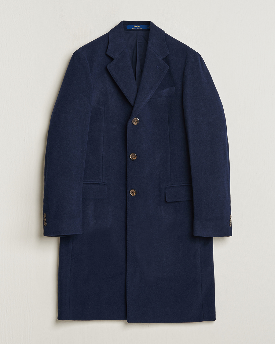 Herren | Jacken | Polo Ralph Lauren | Paddock Wool Coat Navy