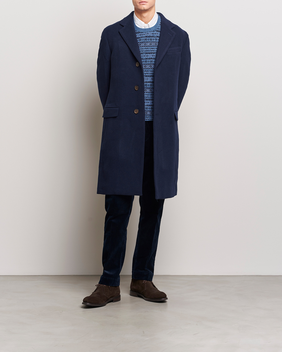 Herren | Jacken | Polo Ralph Lauren | Paddock Wool Coat Navy