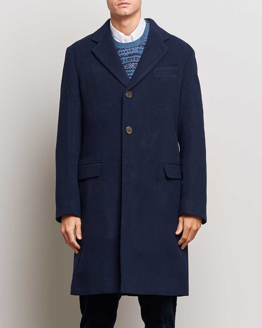 Herren | Jacken | Polo Ralph Lauren | Paddock Wool Coat Navy