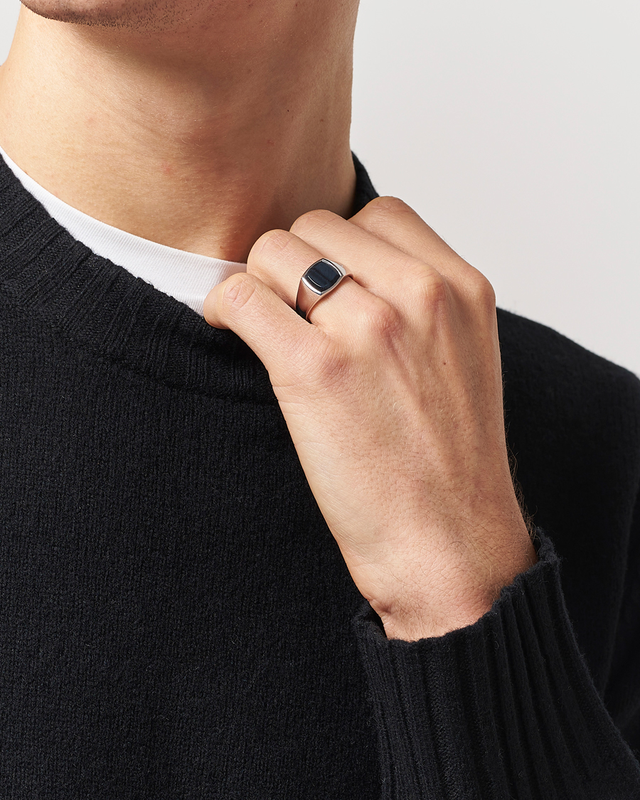 Herren | Schmuck | Tom Wood | Kay Ring Blue Hawk Eye