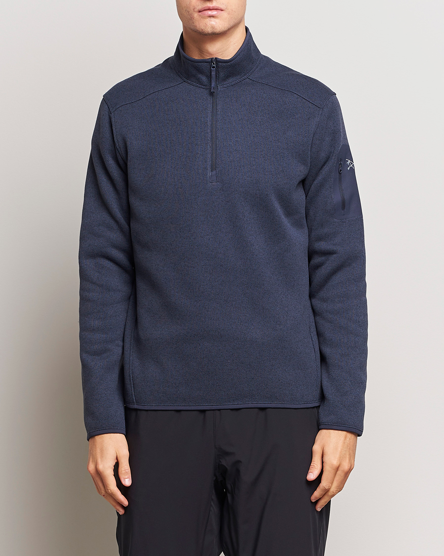 Herren | Pullover | Arc'teryx | Covert Half-Zip Black Sapphire Heather