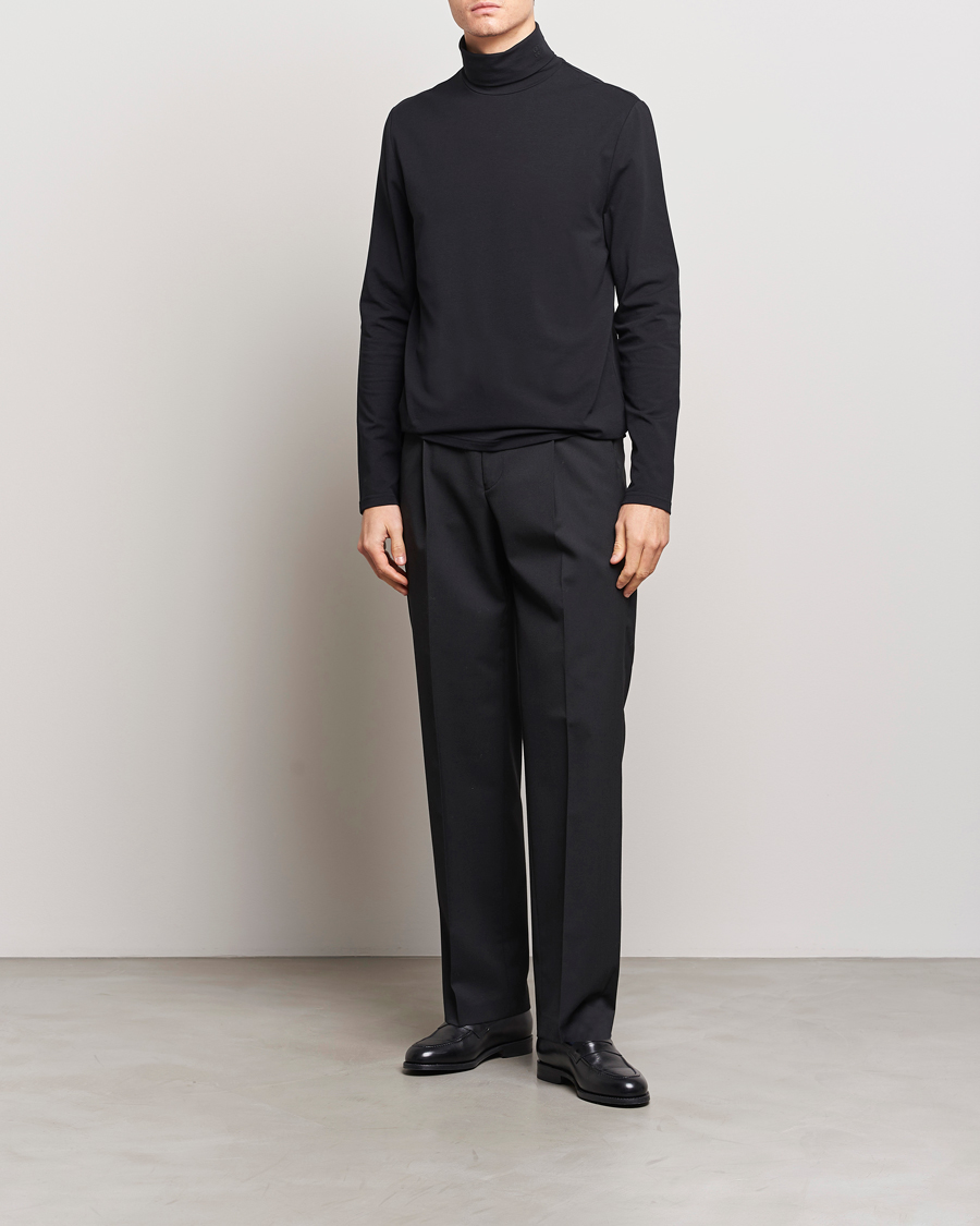 Herren | Pullover | Filippa K | 93 Turtleneck Tee Black
