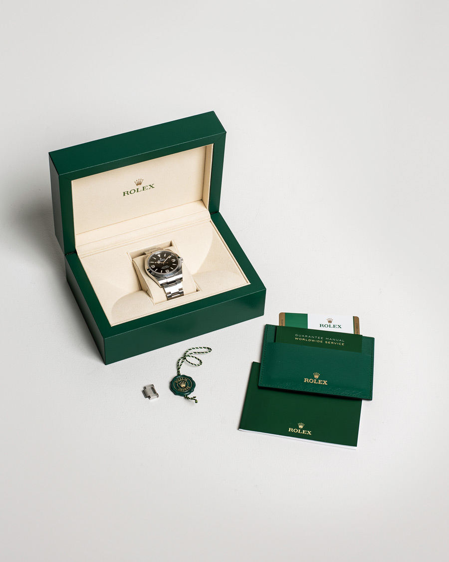 Herren | Rolex Pre-Owned Explorer 39mm 214270 Steel Black | Rolex Pre-Owned | Explorer 39mm 214270 Steel Black