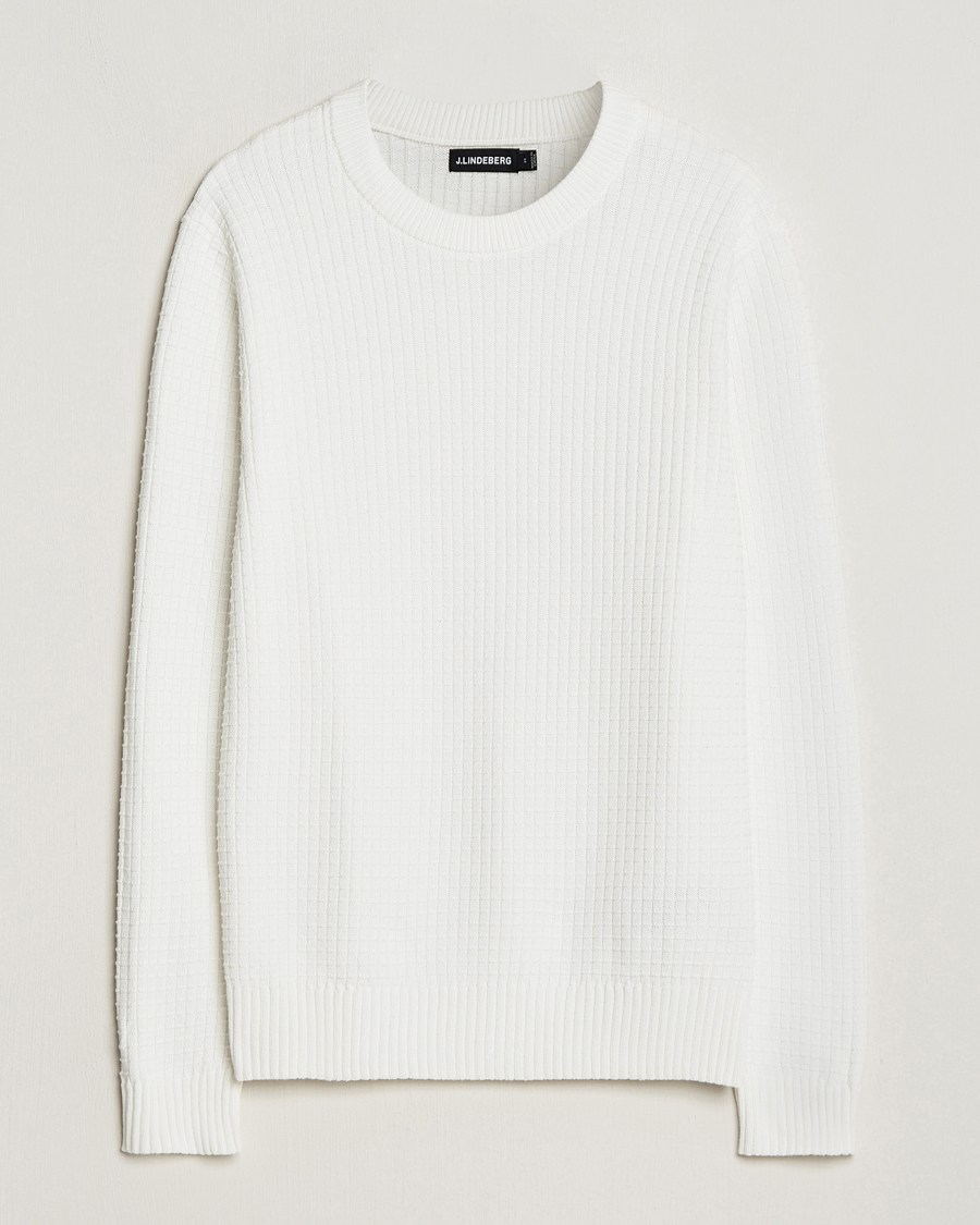 Herren | Pullover | J.Lindeberg | Archer Structure Sweater Cloud White
