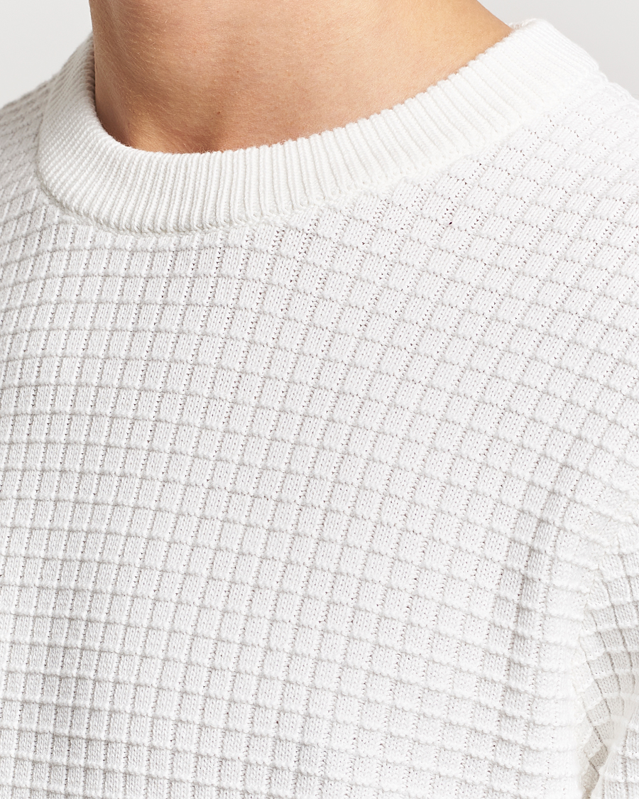 Herren | Pullover | J.Lindeberg | Archer Structure Sweater Cloud White