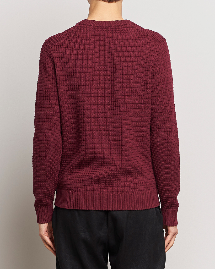 Herren | Pullover | J.Lindeberg | Archer Structure Sweater Zinfandel