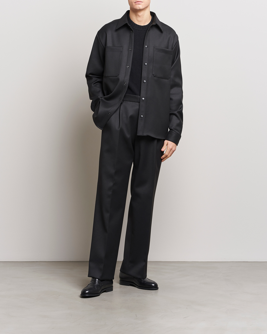 Herren | Hosen | J.Lindeberg | Haij Double Pleat Pants Black