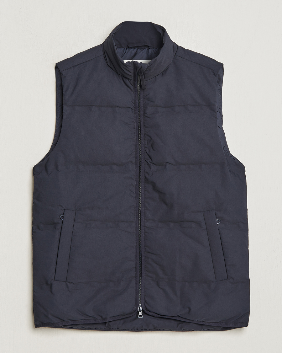 Herren | Jacken | A Day's March | Alford Puffer Vest Navy
