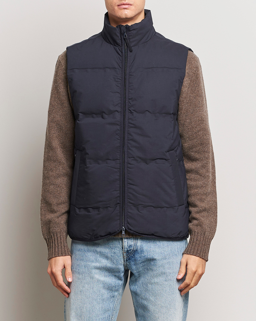 Herren | Jacken | A Day's March | Alford Puffer Vest Navy