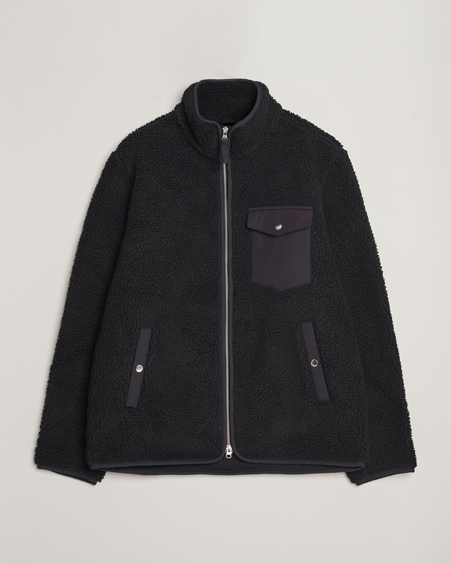 Herren | Pullover | A Day's March | Tone Pile Fleece Jacket Black