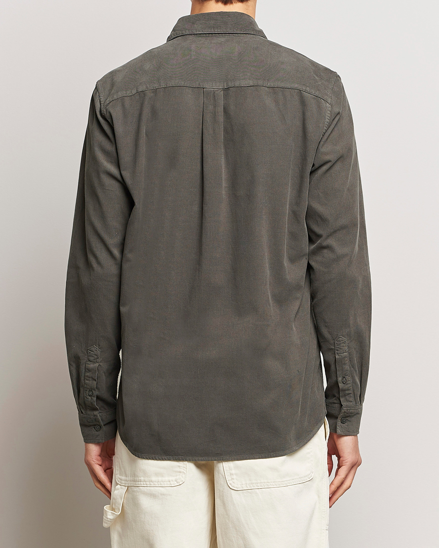 Herren | Hemden | A Day's March | Daintree Baby Cord Shirt Olive